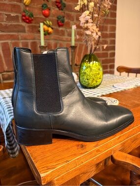 Classic Dark Green Men's Chelsea Boots, Stella McCartney